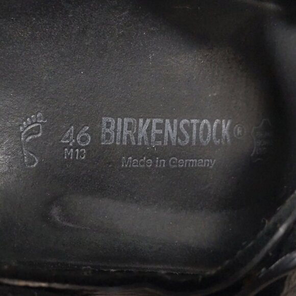 Birkenstock Milano 46 Black with Removable Leather footbed REG Width Mens 13 main image 8